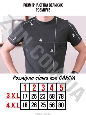 Garcia Regular Fit класична Базова футболка 175 г/кв.м 100% бавовна (бiла) 3XL FB0290G-White-3XL//0.200 фото