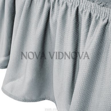 Чохол XXL BIG SIZE на кутовий диван &mdash; Оборка (Сірий-506) CH-UG-OB-108-XXL-GRI//4 фото