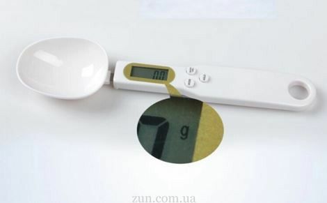 Електронна мірна ложка ваги DIGITAL SPOON SCALE 500 x 0.1 г із LCD екраном UA-el2045//0.5 фото