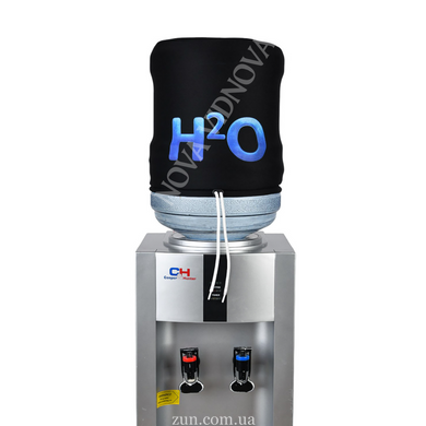Чохол на бутель 19 л "Чорний-H2o" (Для кулера) CH-KULER-BLACK-H2o//2 фото