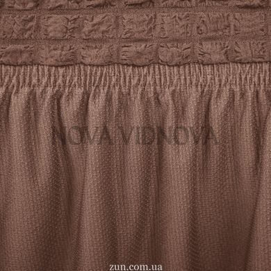 Чохол XXL BIG SIZE на диван &mdash; Оборка (Кава з молоком-501) CH-D-OB-102-BR-XXL//4 фото