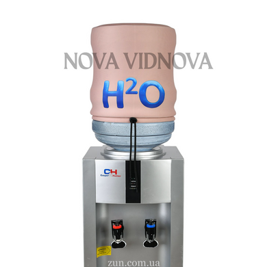 Чохол на бутель 19 л "Рожевий-H2o (Для кулера) CH-KULER-ROZ-H2o//2 фото