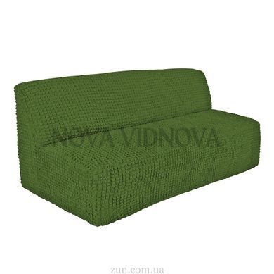 Чохол на 3х місний диван без підлокітників (Зелений-507) CH-D-LOK-108-Green//4 фото