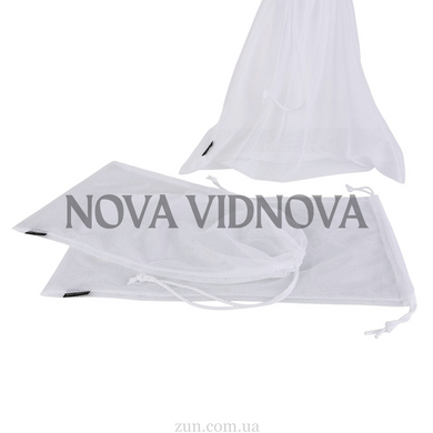 Комплект 3 в 1 мішечків для прання із сітки NOVA VIDNOVA (Бiлий)