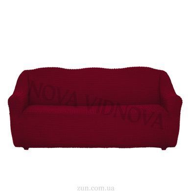 Чохол XXL BIG SIZE на диван &mdash; Цільний (Бордовий-502) CH-D-104-B-XXL//4 фото