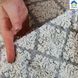 Жаккардовыйй чехол натяжной на угловой диван и 1 кресло с оборкой (Кофе с молоком)