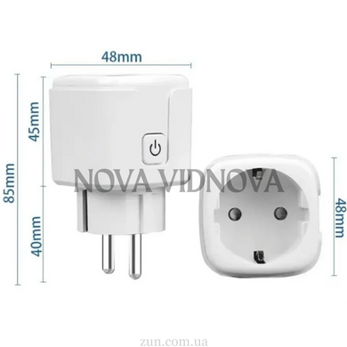 Умная розетка Smart WiFi с таймером 3680 Вт / 16 А SM-RZ-WIFI-303//1 фото