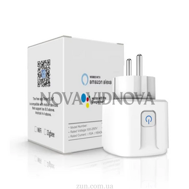 Умная розетка Smart WiFi с таймером 3680 Вт / 16 А SM-RZ-WIFI-303//1 фото