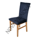 Комплект из 6 шт велюровых чехлов на стулья Nova Comfort (Синий)