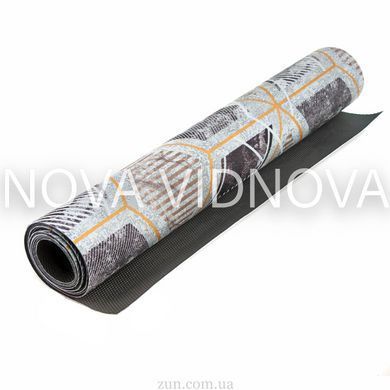 copy_AquaZone &ndash; килимок з принтом &ldquo;КомфортБезКовзання&rdquo; 65см- 1пог.м "Grafіtkub 206"