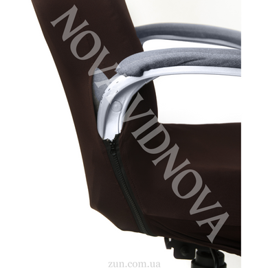 Чохол на офісне крісло Waterproof extra stretch for Europe (Шоколад) OF-0050-IS-Brown-1//0.8 фото