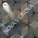 Декоративное мягкое стекло на стол "Лотос" (Прозрачная основа) 60 см / 0,6 мм / 1 пог.м