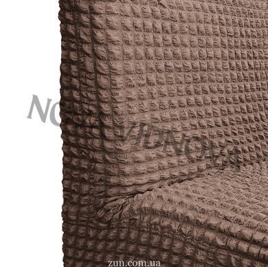 Чохол на диван без підлокітників (Кава з молоком-501)-XXL BIG SIZE CH-D-LOK-108-BR-XXL//4 фото