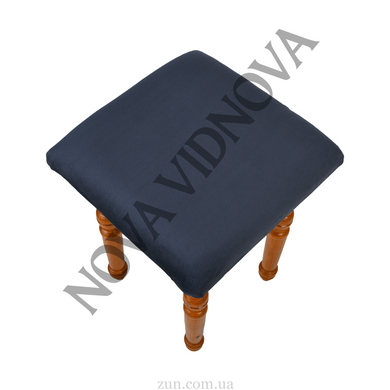 Велюровий чохол на квадратний табурет Nova Comfort (Синій) VEL-TB135-T-blue//0.2 фото