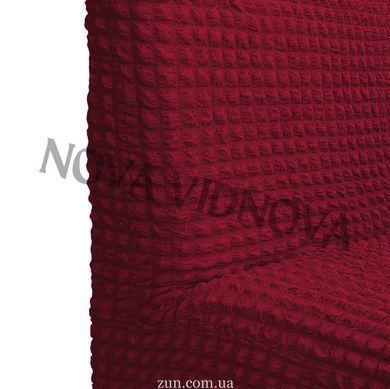 Чохол на диван без підлокітників (Бордовий)-XXL BIG SIZE CH-D-LOK-108-B-XXL//4 фото