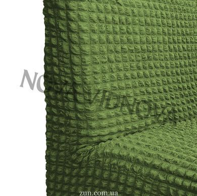 Чохол на диван без підлокітників (Зелений-507)-XXL BIG SIZE CH-D-LOK-108-Green-XXL//4 фото