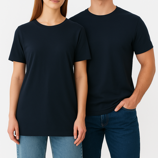OneTone &mdash; унісекс базова футболка Garcia 175 г/кв.м 100% бавовна (Синій) 4XL