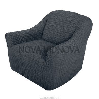 Чохол XXL BIG SIZE на крісло &mdash; Цільний (Графіт) CH-KR-XXL-G//4 фото