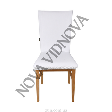 Комплект из 4 шт велюровых чехлов на стулья Nova Comfort (Белый)