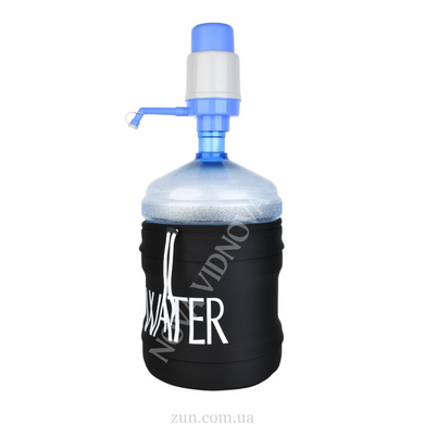 Чохол на бутель 19 л "Чорний-Water" (Під помпу) CH-POMP-BLACK-W//2 фото