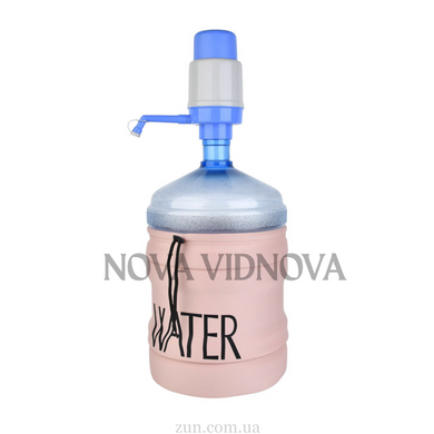 Чохол на бутель 19 л "Рожевий-Water" (Під помпу) CH-POMP-ROZ-W//2 фото